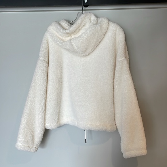 H&M teddy bear pullover jacket / cream / NWT / M - Picture 2 of 7